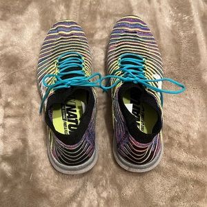 Multicolor Nike Running shoes “Run Natural” Free and Flexible size 8